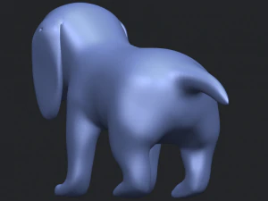 щеня 01 3D Принт Модель