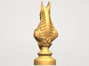 dog sculpture Model Cetak 3D