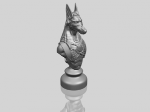 dog sculpture Model Cetak 3D