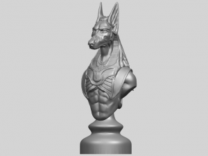 dog sculpture Model Cetak 3D