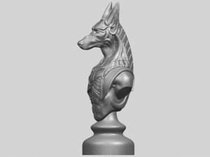 dog sculpture Model Cetak 3D