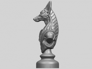 dog sculpture Model Cetak 3D