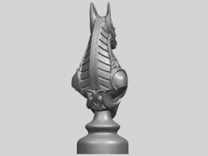 dog sculpture Model Cetak 3D