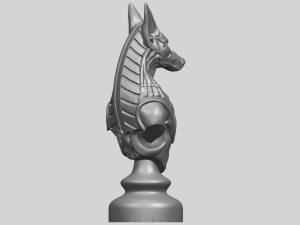dog sculpture Model Cetak 3D