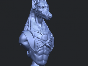 dog sculpture Model Cetak 3D