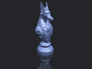 dog sculpture Model Cetak 3D