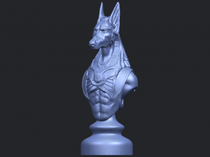 dog sculpture Model Cetak 3D