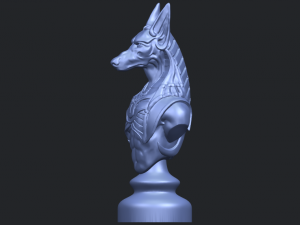 dog sculpture Model Cetak 3D