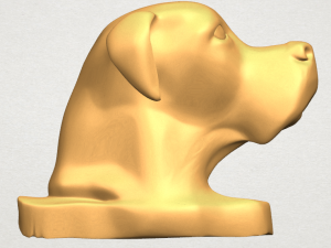 dog head 3D Print Model