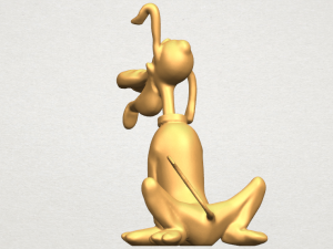 dog cartoon 01 -pluto 3D Baskı Modeli