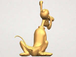 dog cartoon 01 -pluto 3D Print Model