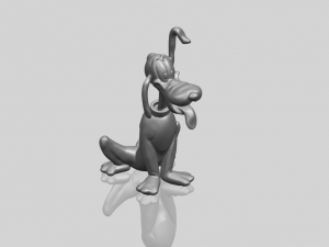 dog cartoon 01 -pluto 3D Baskı Modeli