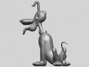 dog cartoon 01 -pluto 3D Baskı Modeli