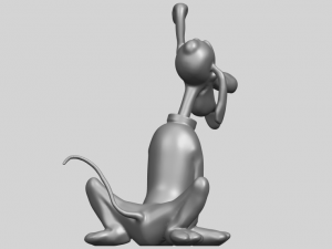 dog cartoon 01 -pluto 3D Baskı Modeli