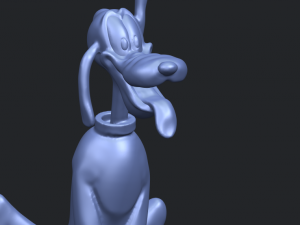 dog cartoon 01 -pluto 3D Baskı Modeli