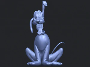 dog cartoon 01 -pluto 3D Print Model