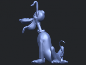 dog cartoon 01 -pluto 3D Baskı Modeli