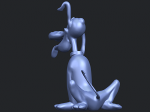 dog cartoon 01 -pluto 3D Baskı Modeli