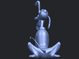 dog cartoon 01 -pluto 3D Baskı Modeli
