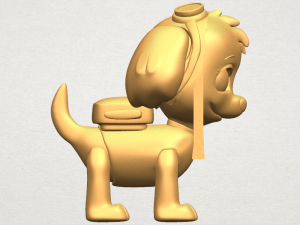 dog cartoon 02 3D 打印模型