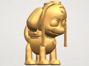 dog cartoon 02 Modèles 3D en vedette