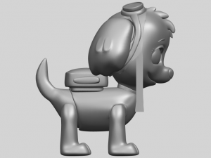 dog cartoon 02 Modèles 3D en vedette