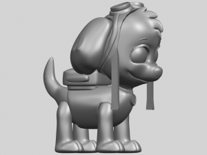 dog cartoon 02 Modèles 3D en vedette