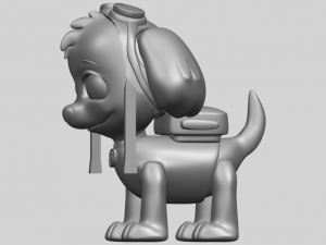 dog cartoon 02 Modèles 3D en vedette