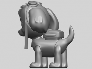 dog cartoon 02 Modèles 3D en vedette