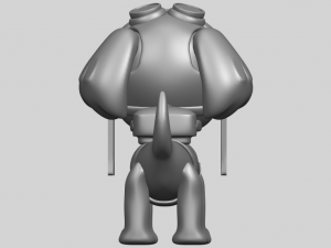 dog cartoon 02 Modèles 3D en vedette