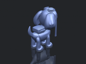dog cartoon 02 Modèles 3D en vedette