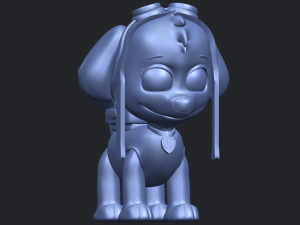 dog cartoon 02 Modèles 3D en vedette