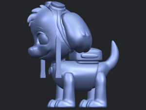 dog cartoon 02 Modèles 3D en vedette