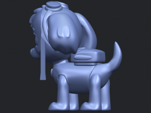 dog cartoon 02 Modèles 3D en vedette