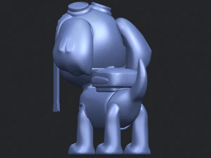 dog cartoon 02 3D Print Model