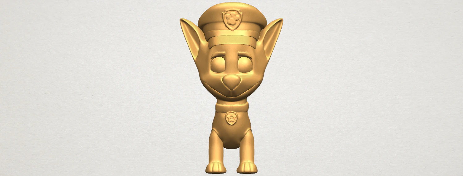 dog cartoon 03 3D Print Model .c4d .max .obj .3ds .fbx .stl .blend