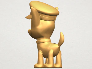 dog cartoon 03 3D Print Model