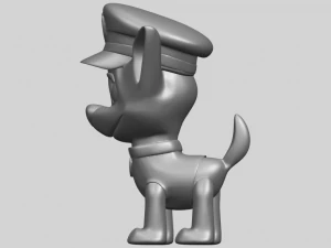 dog cartoon 03 3D Print Model