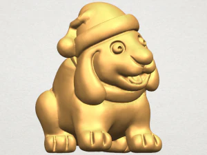 dog cartoon 04 3D Print Model