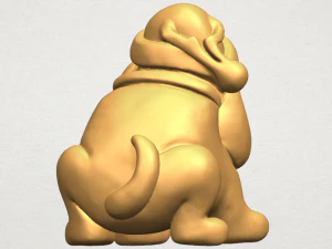 dog cartoon 04 3D Print Model