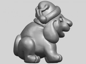 dog cartoon 04 3D Print Model