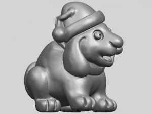 dog cartoon 04 3D Print Model