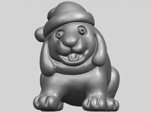 dog cartoon 04 3D Print Model