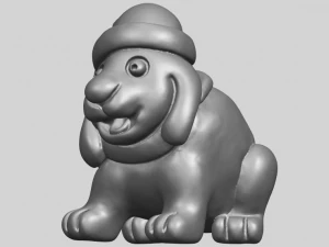 dog cartoon 04 3D Print Model