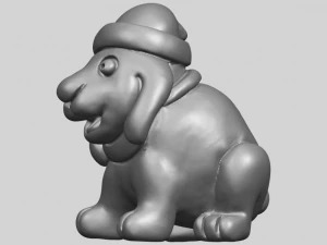 dog cartoon 04 3D Print Model