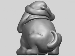 dog cartoon 04 3D Print Model