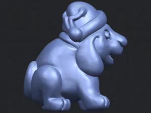 dog cartoon 04 3D Print Model