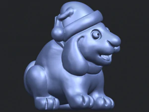 dog cartoon 04 3D Print Model