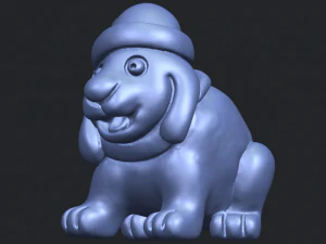 dog cartoon 04 3D Print Model
