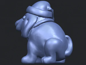 dog cartoon 04 3D Print Model